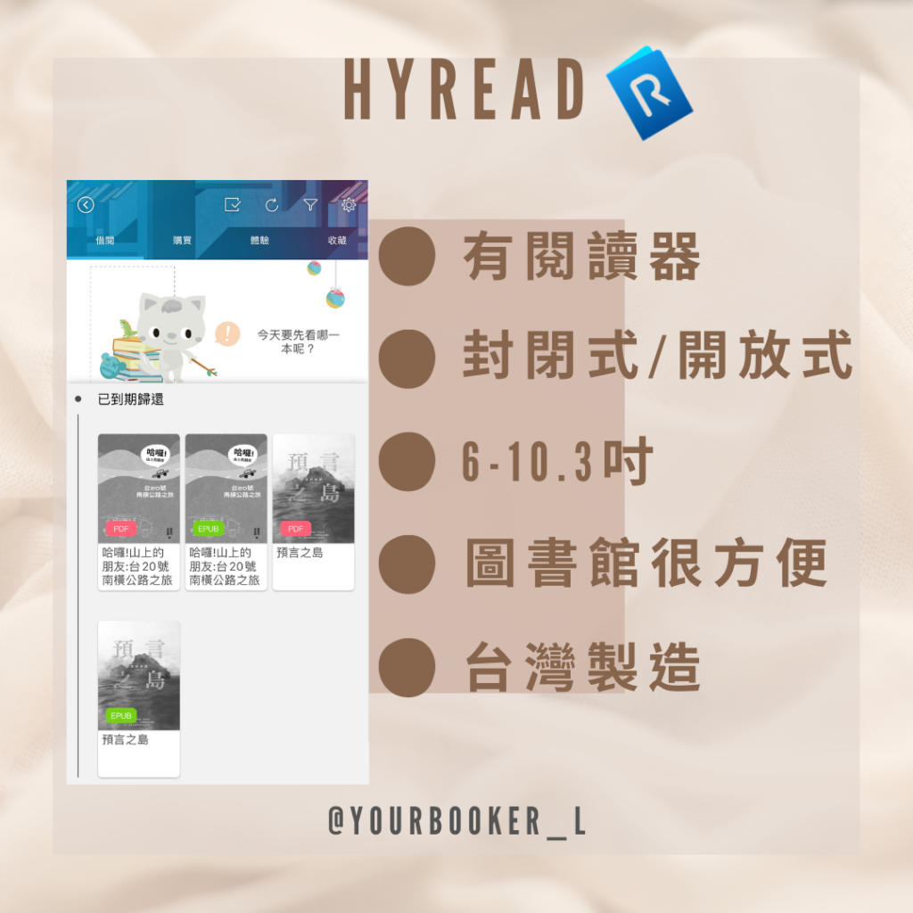 Hyread 挑選電子閱讀器